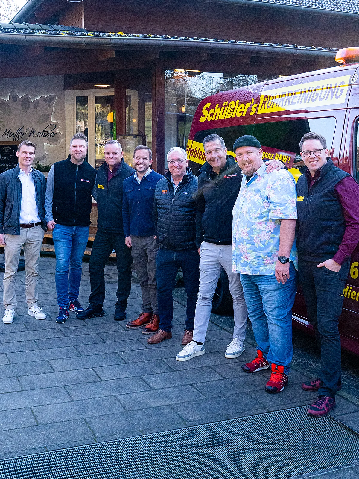 Das Team von Schüßler's Rohrreinigungsschnelldienst für Gladbeck